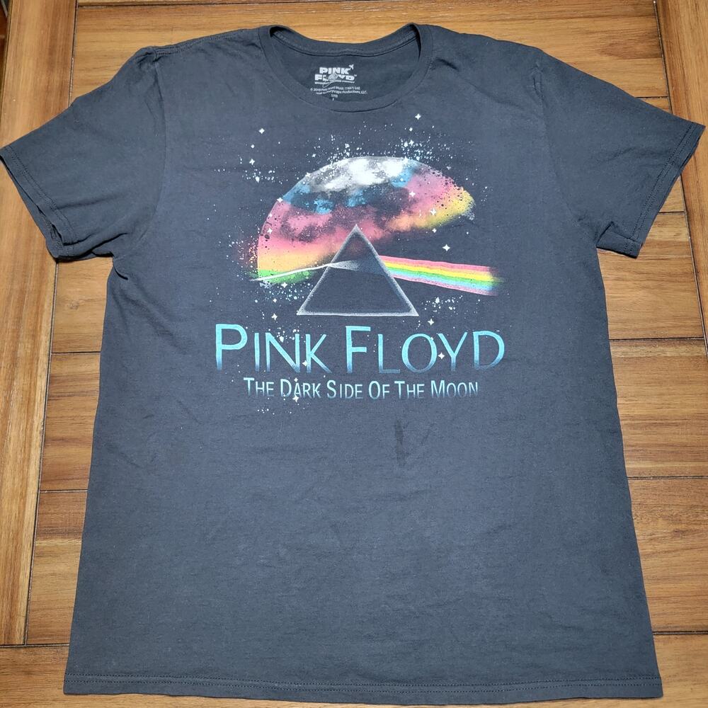 Pink Floyd Black Unisex Tee "The Dark Side Of The Moon" - Size Large